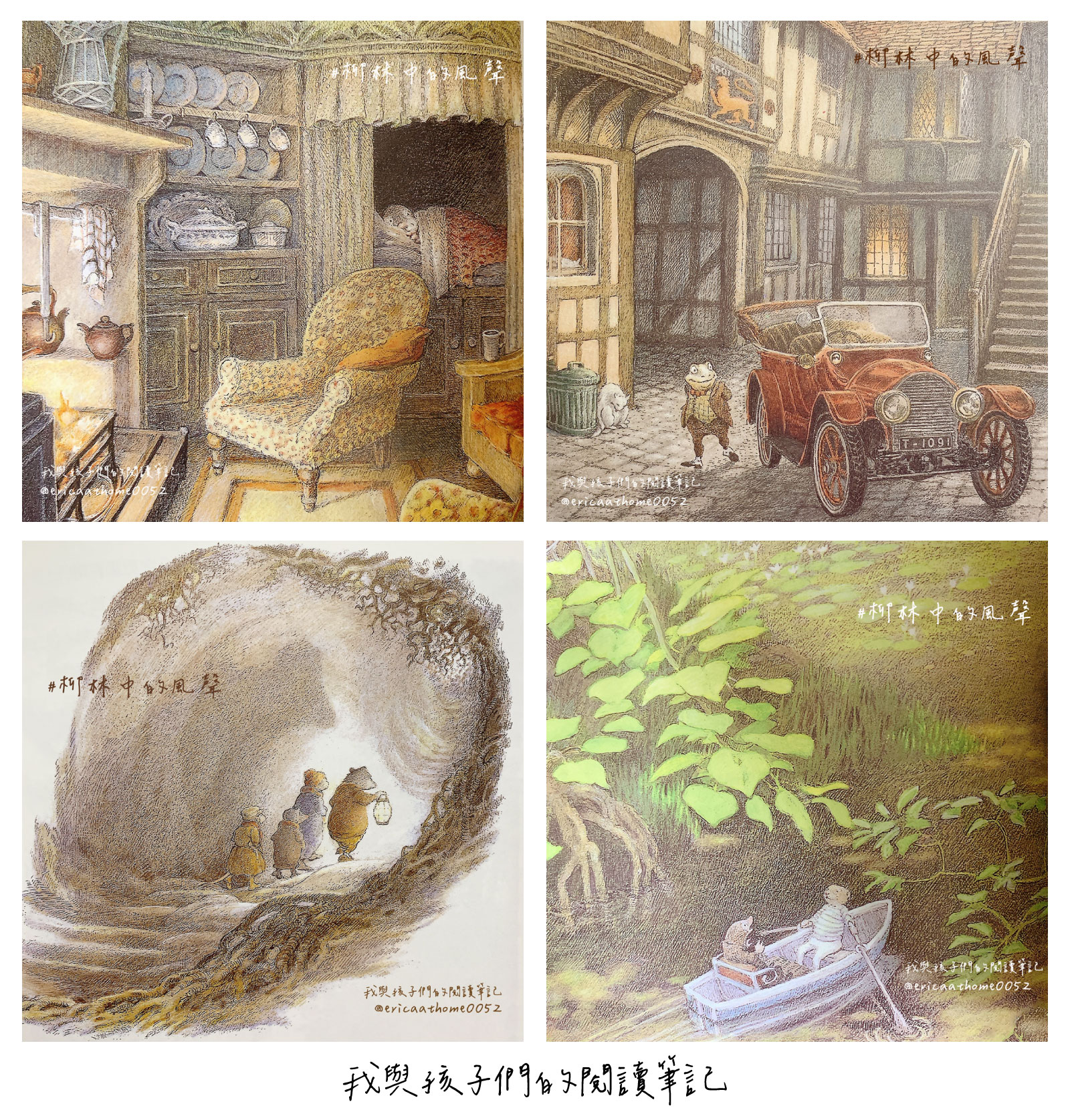 柳林中的風聲插圖