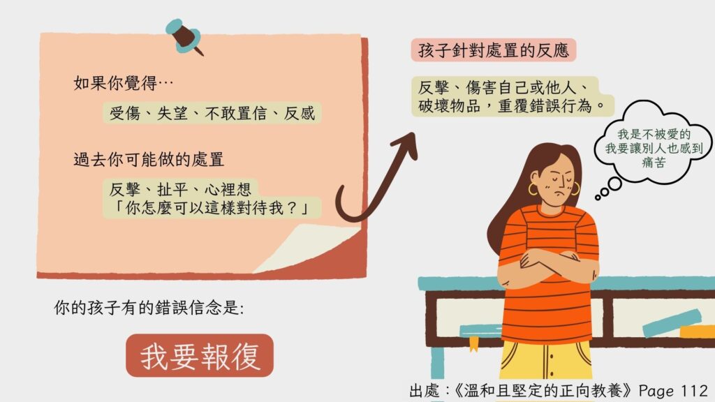 報復:錯誤的認為「我沒有歸屬感，但我可以報復」